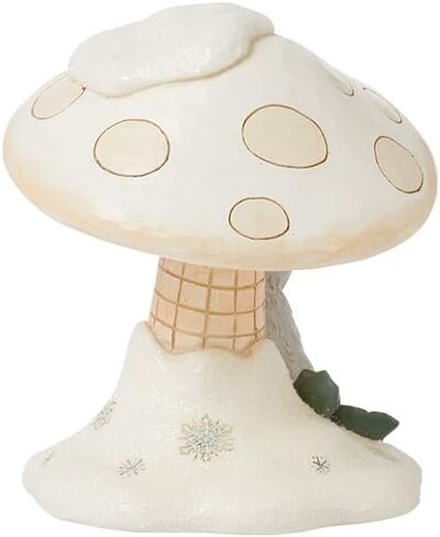 تمثال صغير من Enesco Jim Shore Heartwood Creek White Woodland Bunny Under Mushroom - راتنج حجري مطلي يدويًا، تماثيل صغيرة قابلة للتجميع لديكور المنزل، 4.13 بوصة in Saudi Arabia