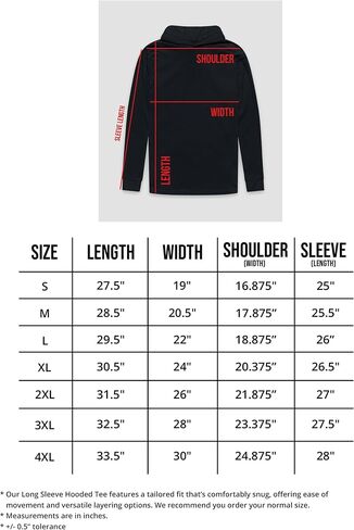 INTO THE AM Men's Lightweight Hoodie Shirts S - 4XL Athletic Long Sleeve Hooded T Shirts for Men in Saudi Arabia