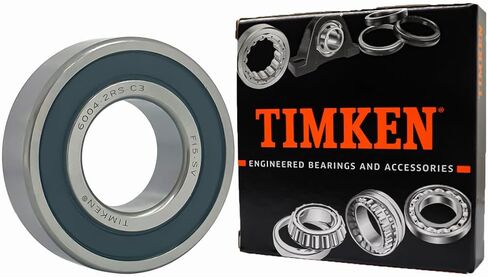 TIMKEN 6004-2RSC3 4 Pcs Double Rubber Seal Bearings 20x42x12mm,C3 Clearance, Pre-Lubricated and Stable Performance and Cost Effective, Deep Groove Ball Bearings. in Saudi Arabia