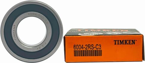 TIMKEN 6004-2RSC3 4 Pcs Double Rubber Seal Bearings 20x42x12mm,C3 Clearance, Pre-Lubricated and Stable Performance and Cost Effective, Deep Groove Ball Bearings. in Saudi Arabia