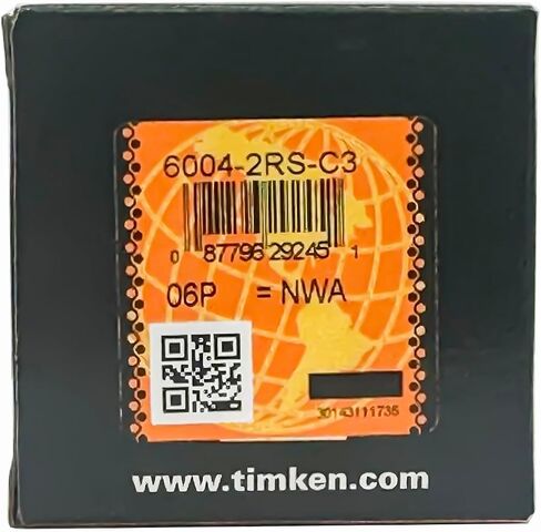 TIMKEN 6004-2RSC3 4 Pcs Double Rubber Seal Bearings 20x42x12mm,C3 Clearance, Pre-Lubricated and Stable Performance and Cost Effective, Deep Groove Ball Bearings. in Saudi Arabia
