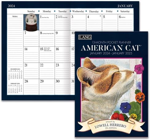 LANG American Cat™ 2025 Monthly Pocket Planner (25991003156) in Saudi Arabia