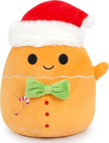 Christmas Plush Puppy Stuffed Animal Toy,White Puppy Dog with Gift Box Plush Pillow,Cute Christmas Party Decor,Christmas Birthday Gifts for Kids,Boys,Girls,Adult in Saudi Arabia