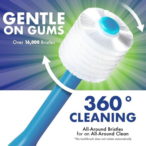 Brilliant Oral Care Child Toothbrush with Soft Bristles and Round Head, for a Kid Approved, Easy to Use All-Around Clean Mouth, Ages 2-5 Years, Assorted Colors, 5 Pack in Kuwait