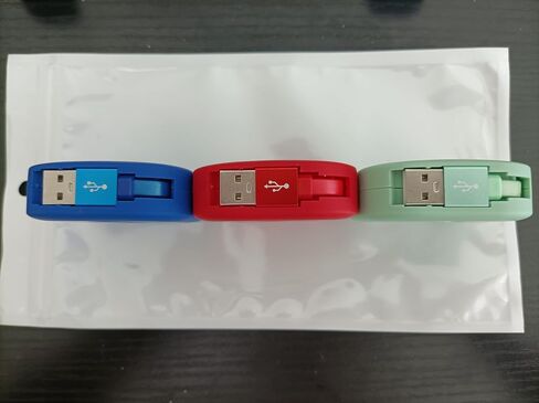 سلك كابل شحن ثلاثة في واحد من Gartmost. كابل شحن 3 في 1 قابل للسحب. متوافق مع USB C (Type-C)/Micro USB/IP، متوافق مع الهاتف، Android، الكمبيوتر اللوحي (أخضر) in Kuwait