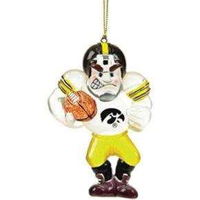 Iowa Acrylic Football Player Ornament in Saudi Arabia