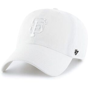 San Francisco Giants White White Clean Up Adjustable Hat, Adult One Size Fits All