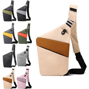 حقيبة North Carry Slim Sling، حقيبة عصرية مضادة للسرقة بحمالة رفيعة، 2024 New North Carry Slim Sling Bag للنساء والرجال