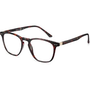 CARFIA Blue Light Blocking Glasses - Anti-Fatigue Computer Gaming Glasses Prevent Headaches Lightweight Eyeglasses Frame