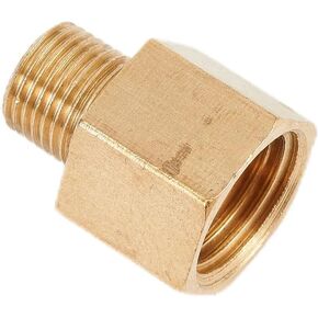 BSP-NPT Adapter 1/4" Male BSPT To 1/4" Female NPT Brass Pipe Fitting Euro To US