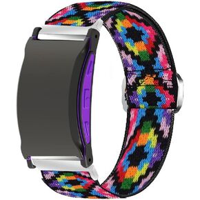 Compatible for Pavlok 3 Band, Stretch Elastics Nylon Adjustable Replacement Strap Accessories Compatible for Pavlok 3
