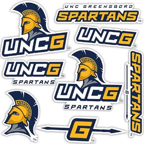 Desert Cactus University of North Carolina Greensboro Sticker UNCG Spartans Stickers Vinyl Decals Laptop Water Bottle Car Scrapbook T2 (Type 2)