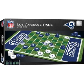 MasterPieces NFL Los Angeles Rams Checkers Board Game , 13" x 21"