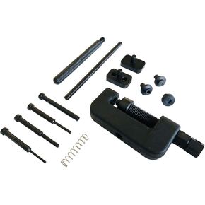 Chainsaw Chain, Bike Chains, Etc. Breaker and Link Setting Tool Kit (13 Piece Set)
