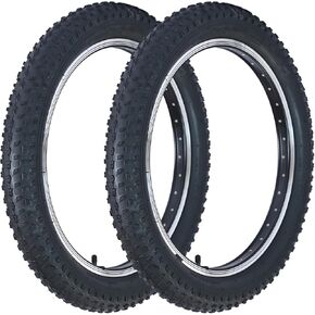 Fat Bike Tire 20" /26" x4" Compatible Replacement Bicycle Tire for Mountain Snow and Beach Bike
