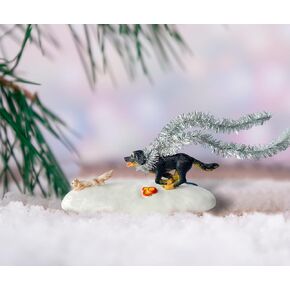Snow Village National Lampoon's Christmas Vacation Accessories Snots on The Run Figurine,Gifts for Friends and Family