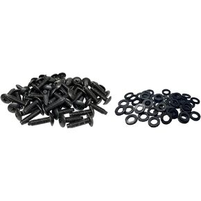 RackGold® 10-32 Rack Screws 50 Pack w/Washers - USA Made