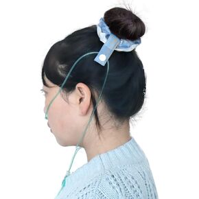 Tubie Scrunchie with 2 Safety Clips for NJ Tube NG Tube Oxygen Tube Feeding Tube Holder