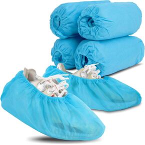 MAQIHAN 40 Pack (20 Pairs) Shoe Covers - Boot Covers Disposable Non Slip Shoe Covers for Men and Women Fits All Sizes of Shoe Booties for House Cleaning