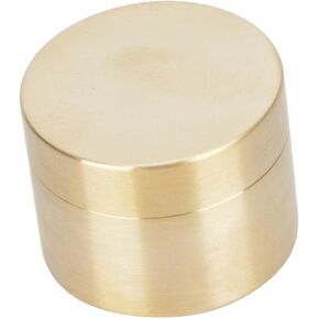 Tbest Storage Box, Waterproof Round Shape Box Metal Jewelry Sealed Container Dustproof -Proof Storage Box