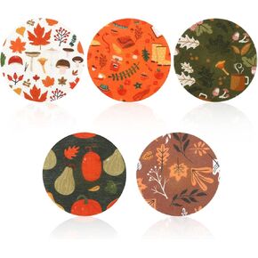 25pcs Adhesive Patches for Libre 2/3, Waterproof Sensor Covers Autumn Style CGM Sensor Patches Sweatproof Sensor Stickers Overpatch Compatible with Libre (Non-Porous)