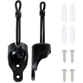 Universal Rope Type Sunshade and Roller Shutter for Outdoor Roller Shutter (Black Bungee Kit)