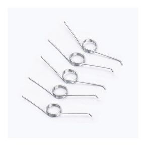 10pcs/Lot Garbage Can Adjustable 3 Coils 0.7mm Stainless Steel 304 Wire 135 Degree Torsion Spring Small Springs Compression, 25mm