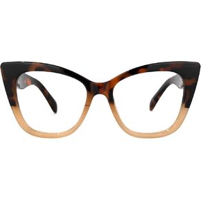 Zeelool Stylish Oversized Cat Eye Glasses Non-prescription Glasses for Women Royster WP002878
