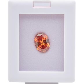 Gemstone Display Box with Clear Glass Top Lids and Stand Base,Loose Diamond Jewelry Box Show Case Storage Box Holder for Gems Coin