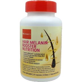 REGENSIFY Hair Melanin Booster Nutrition [Anti Grey Hair Supplement for Men & Women | Melatine®, Catalase, PABA, L-Tyrosine, He Shou Wu, Chlorella Extract, CoQ10, Folic Acid, Pantothenic Acid]