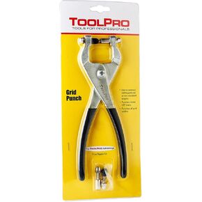 ToolPro Grid Punch for ToolPro 1/8 inch Aluminum Pull Rivets Works with ToolPro Model Numbers: TP05080, TP05085, TP05090, & TP05095