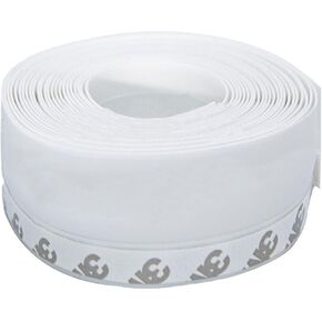 Door and Window Sealing Strips, Self-use Decoration Sticky Door Seam Windproof Sound Insulation and Warm Waterproof Strip (45mm, White), GB-25-35-45