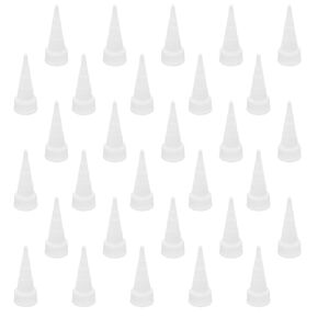 قصاصة تلميح قضيب لاصق أنبوب تلميح غطاء فوهة قضيب غطاء قصاصة تلميح قضيب غطاء قصاصة تلميح قضيب تلميح لأنبوب لاصق 30 قطعة