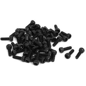 uxcell® M1.6x5mm Metal Grade 10.9 Fully Thread Hex Socket Head Cap Screw Fastener 50pcs