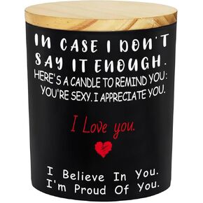 Romantic Birthday Gifts for Boyfriend Husband, Funny Birthday Candles for Wife Girlfriend, Naughty Love Candle for Men Women, Happy Birthday to My One and Only