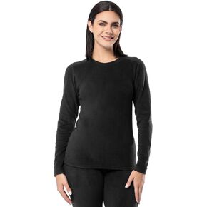 ColdPruf Women's Journey Single Fleece Long Sleeve Base Layer Crew Top