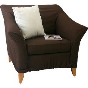 Home Details Stretch Furniture Protector Slipcover, Good for Dog Hair, Dust & Spills, Machine Washable, Sofa, Grey