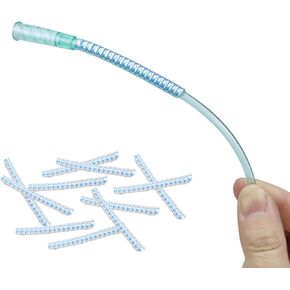 10 Pack Oxygen Tube Support Crimp Straightener Oxygen Tubing Accessories for Oxygen Hose Keep Oxygen Hose from Kinking