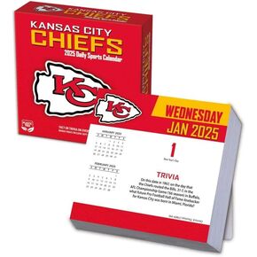 TURNER SPORTS Kansas City Chiefs 2025 Box Calendar (25998053042)