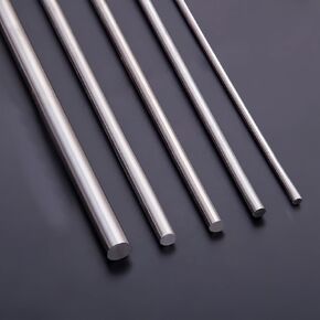 8mm Stainless Steel Rods Solid Shaft Lathe Bar Stock 8mm x 80mm Metal Rod 10 Pcs