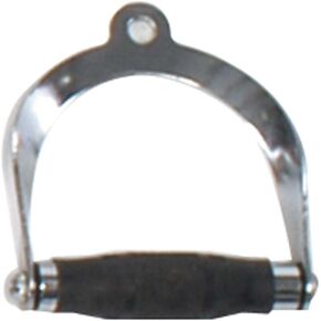 ملحق مقبض دوار ممتاز بقبضة واحدة لأنظمة ماكينات الكابلات من باور سيستمز، كروم (61966)، أسود in Kuwait