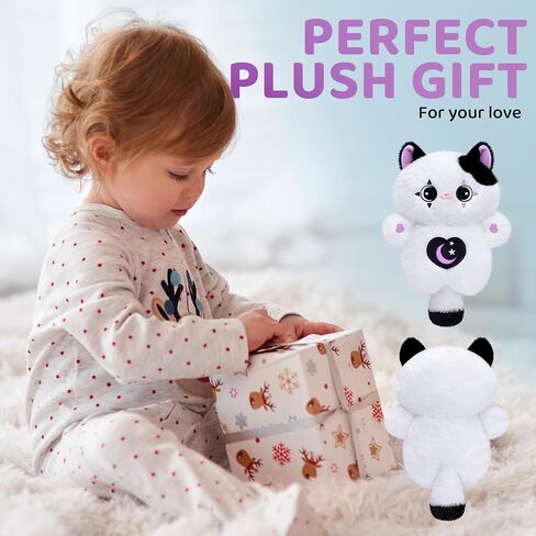 Cat Cow Plush Toys, Kawaii Cow Stuffed Animals Squishy Doll, Cute Cat Plushie Pillow, Home Decor Plush Throw Pillow Gifts for Kids (10 Inches) in Saudi Arabia