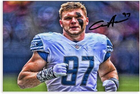 BAWEE Justin Jefferson Poster Canvas Poster Bedroom Decor Sports Landscape Office Room Decor Gift Unframe: 12x18inch(30x45cm) in Saudi Arabia