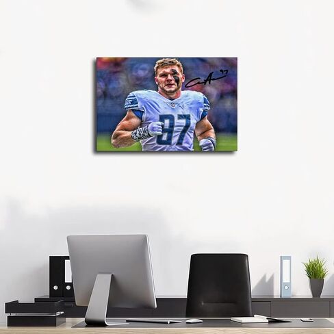 BAWEE Justin Jefferson Poster Canvas Poster Bedroom Decor Sports Landscape Office Room Decor Gift Unframe: 12x18inch(30x45cm) in Saudi Arabia
