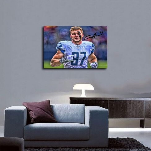 BAWEE Justin Jefferson Poster Canvas Poster Bedroom Decor Sports Landscape Office Room Decor Gift Unframe: 12x18inch(30x45cm) in Saudi Arabia