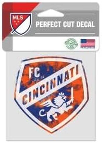 FC Cincinnati TIE DYE Perfect Cut Color Decal 4" x 4" in Saudi Arabia