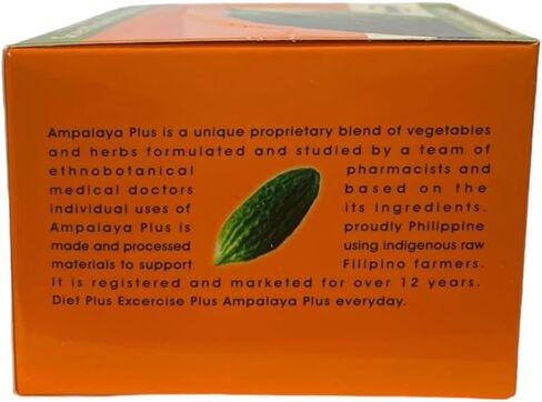 Ampalaya Plus 550 mg 90 Capsules - with Banaba, Luyang Dilaw & Bittermelon in Saudi Arabia