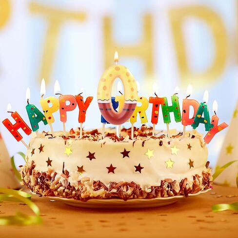 Funny Cartoon Happy Birthday Candle, Numeral Candles Sponge Themed Cake Topper Decoration Cake Number Candles Birthday Decorations for Boys Girls Birthday Cartoon Party Supplies (9) in Saudi Arabia