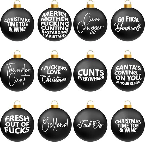 Christmas Vacation Funny Words Vinyl Decals Sticker Watercolor Christmas Ball Bottle Decal White Words Ornament Sticker Window Stickers for Christmas Ball Bottle Wall Window Decor in Saudi Arabia
