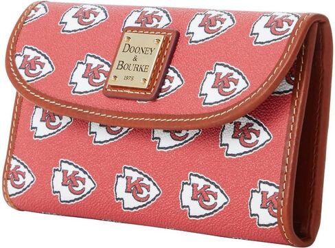 محفظة Dooney & Bourke، محفظة Nfl Chiefs Continental Clutch in Kuwait